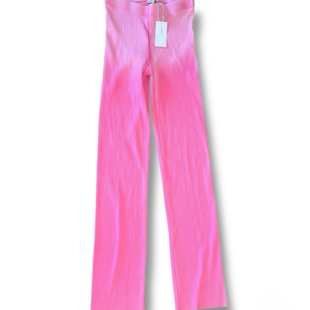 Cotton Citizen Ibiza ribbed stretch pull on pants Sz. L (small flaw) New